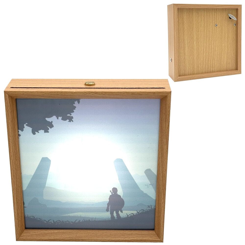 8002 Wind Up Music Box for Legend of Zelda-Storms, 6x6 Wood Picture Frame